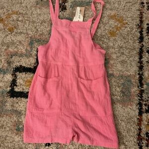 Pink woman’s Overalls